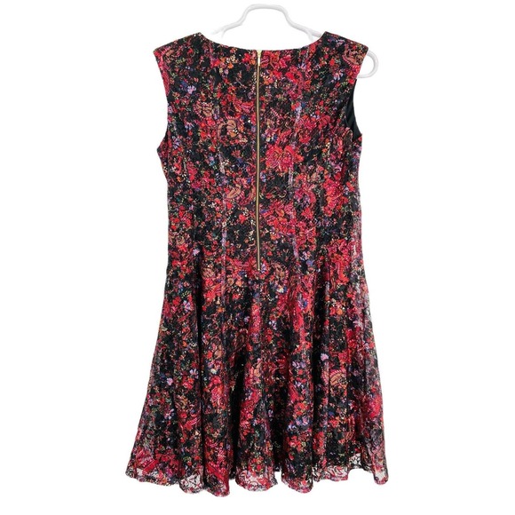 NEW Dress Barn Multicolored Lace Overlay Sleeveless Dress Woman Size 16‎ NWT - Picture 8 of 10